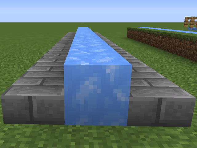 氷の左右は1ブロック未満にする
