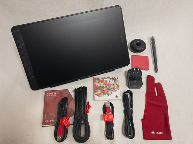 販売最安値 HUION 液タブ 液晶ペンタブレット Kamvas12 豪華版 11.6